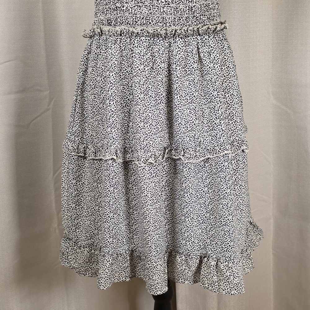 Jessica Simpson Smocked Ruffle Mini Dress Size M - Picture 3 of 13